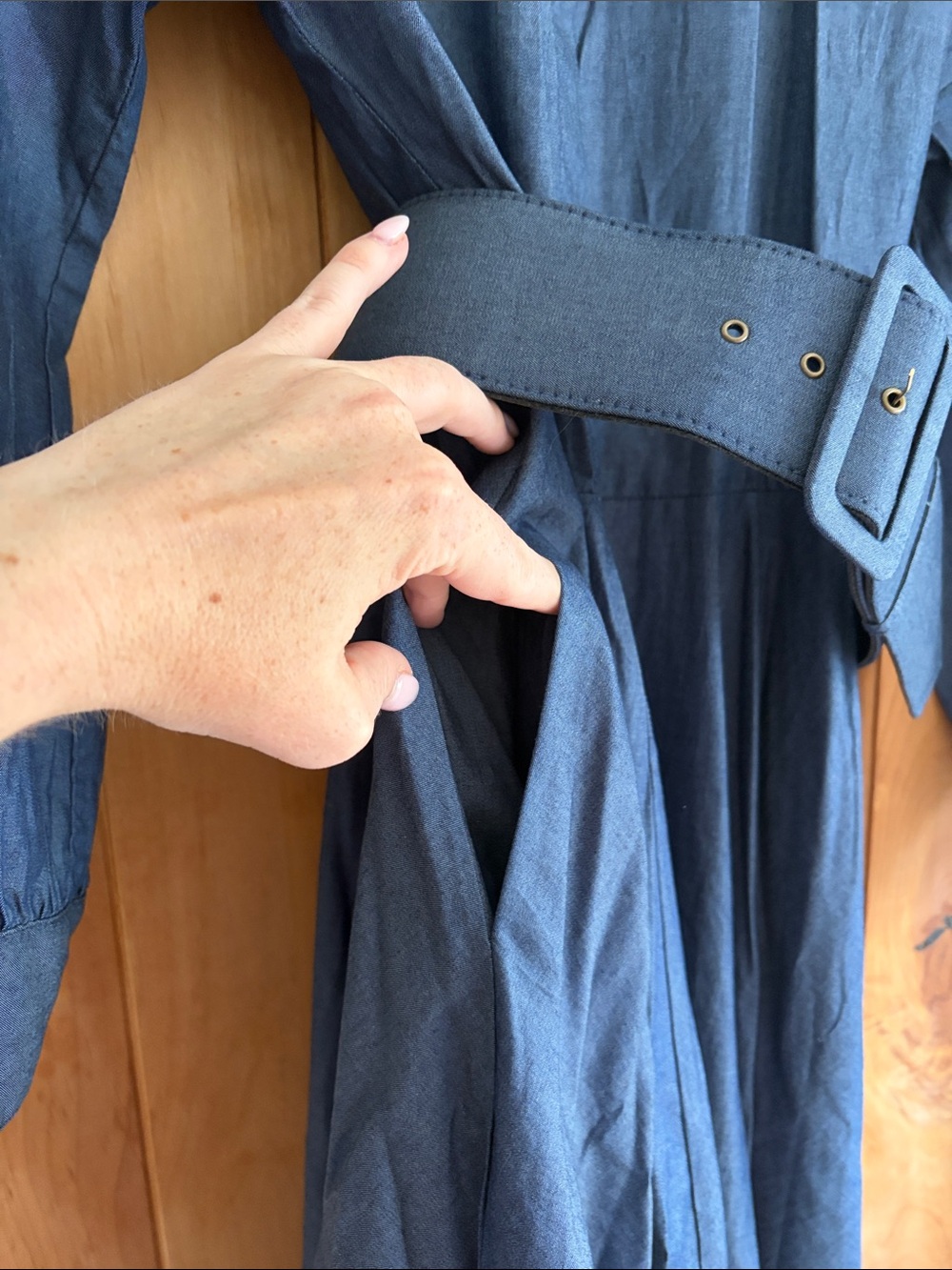 Tuckernuck Indigo Denim Shirt Dress - Picture 4 of 4